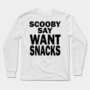 Scooby Doo - FGTH Style Long Sleeve T-Shirt